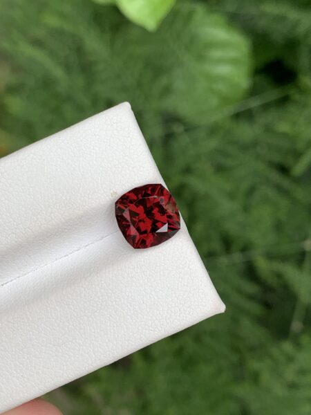 Loose Faceted Natural Cushion Cut Rhodolite Garnet From Africa