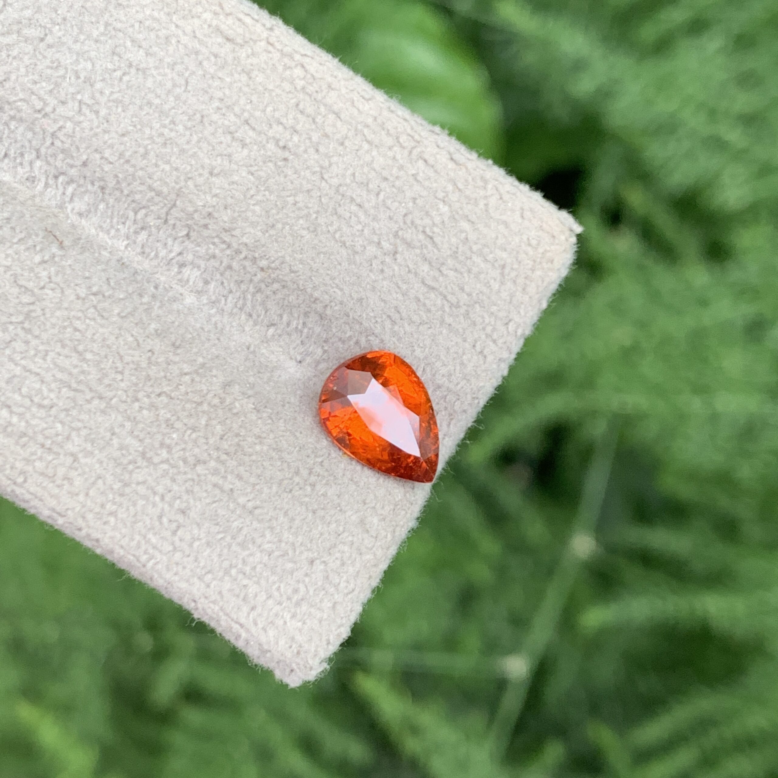 Teardrop Shape Loose Natural Spessartite Garnet From Africa