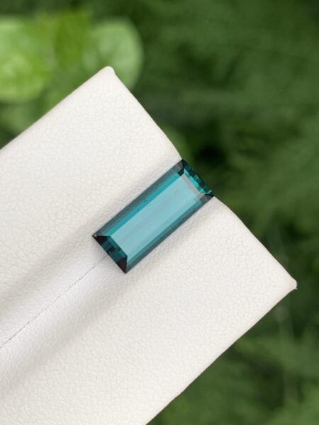 Baguette Cut Natural Afghan Indicolite Tourmaline