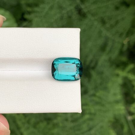 Natural Loose Faceted Cushion Cut Afghan Tourmaline For Jewelry