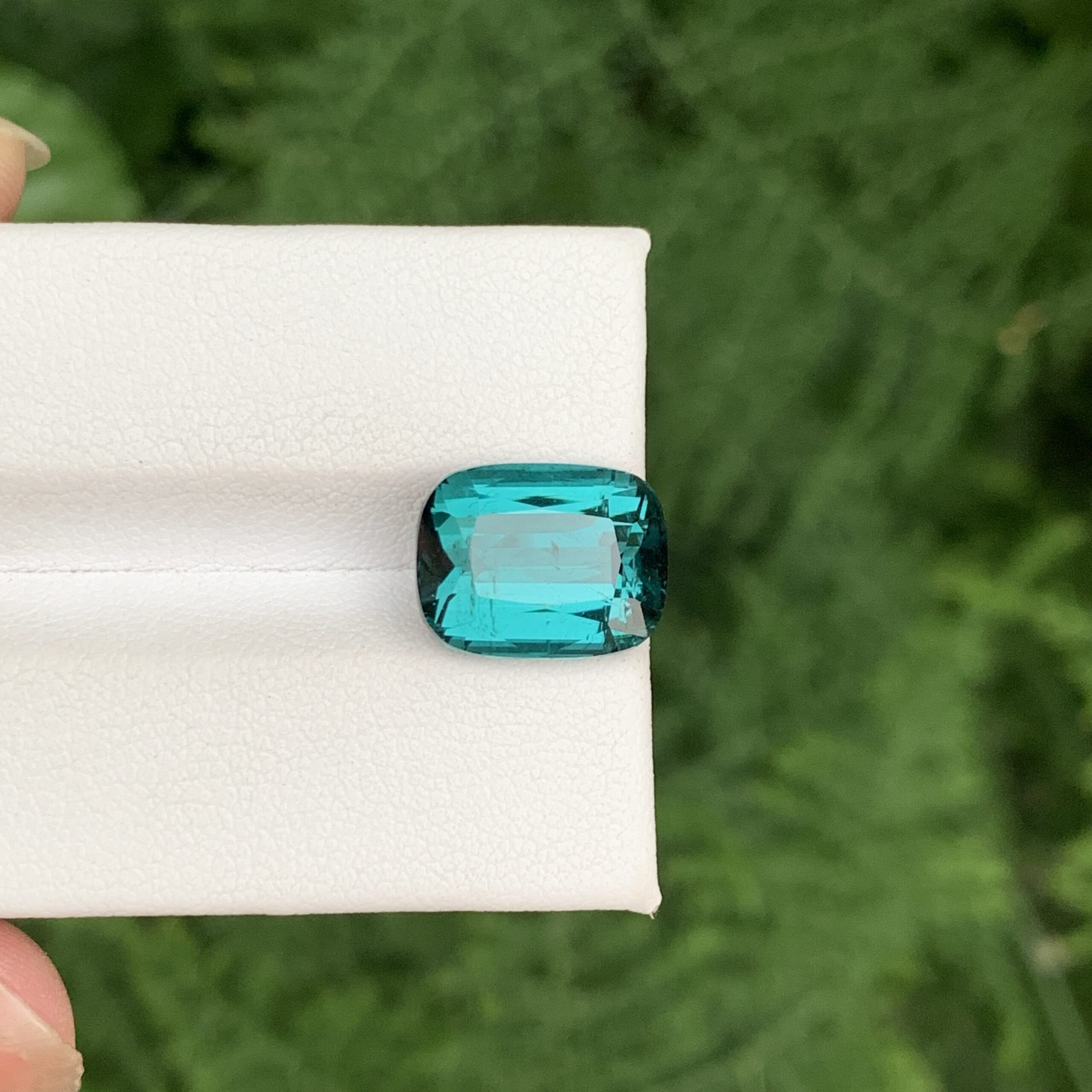 Natural Loose Faceted Cushion Cut Afghan Tourmaline For Jewelry