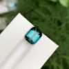 Loose Faceted Natural Cushion Cut Indicolite Tourmaline From Afghanistan