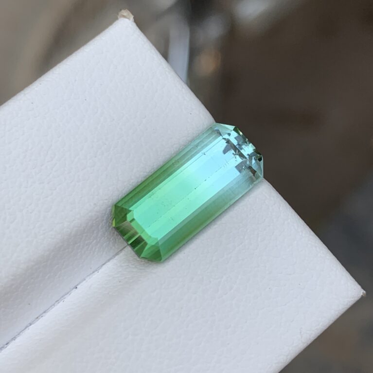 Natural Bicolor (Green and light Blue) Tourmaline from Afghanistan