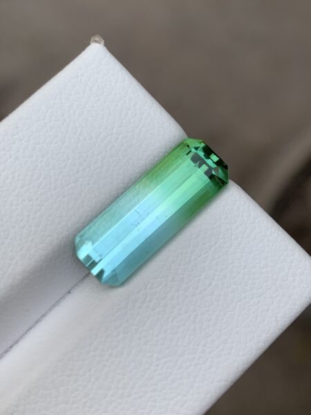 Natural Bicolor (Green and light Blue) Tourmaline from Afghanistan