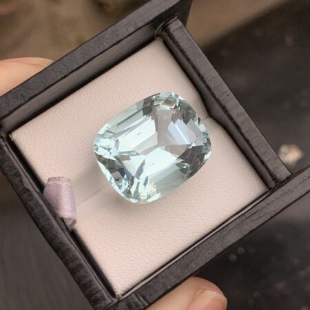 Natural Cushion Cut Aquamarine From Pakistan